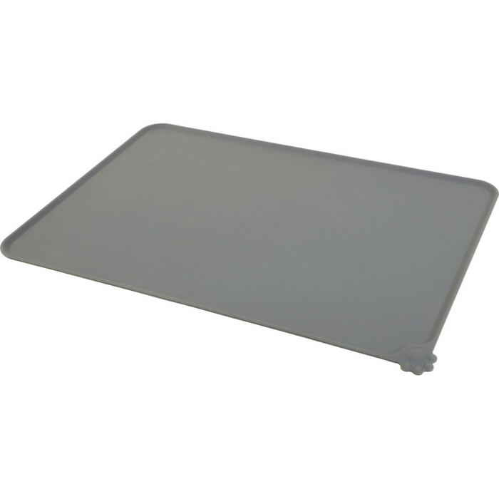 Silicone Bowl Mat Grey, Medium