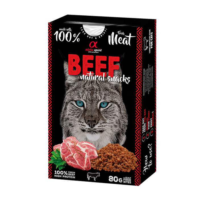 Natural Snacks for Cats Beef 80 g