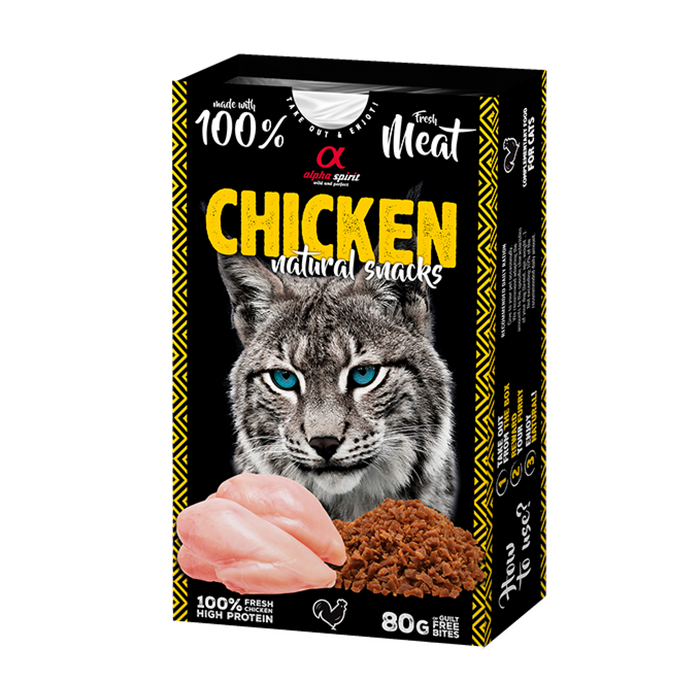 Natural Snacks for Cats Chicken 80 g