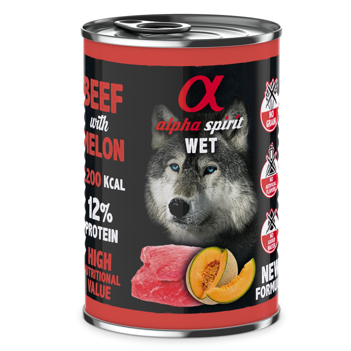 Canned Dog Food Beef With Melon 400 g