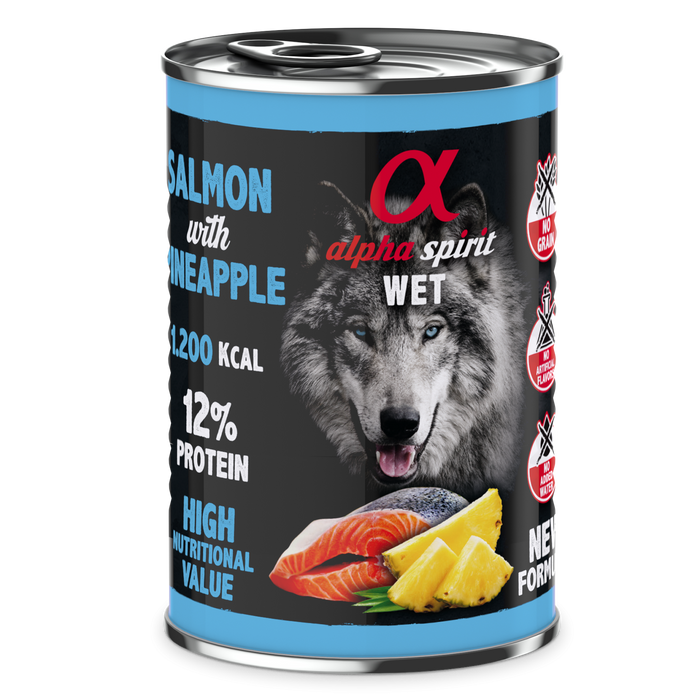 Canned Dog Food Salmon With Pineapple 400 g