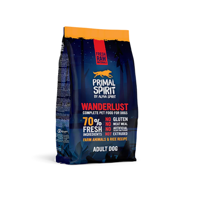 Primal 70% Wanderlust Dog Food 1 kg