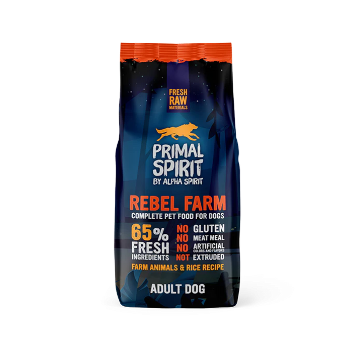 Primal 65% Rebel Farm Dog Food 12 kg