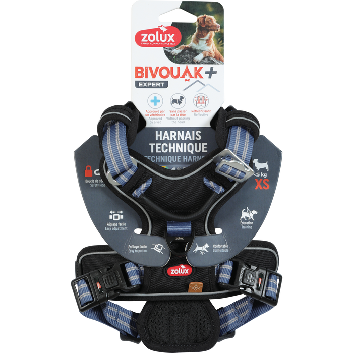 BVK Harness Blue, XSmall
