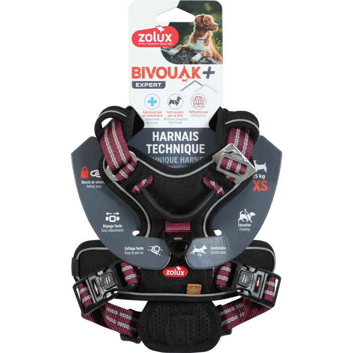 BVK Harness Red, XSmall