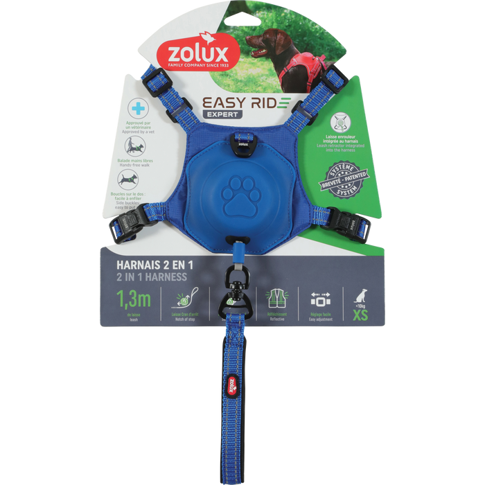 Easyride Harness Blue, XSmall