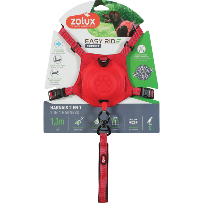 Easyride Harness Red, Small