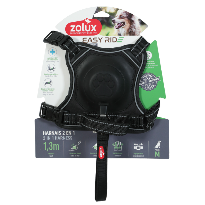 Easyride Harness Black, Medium