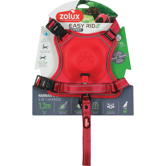 Easyride Harness Red, Medium
