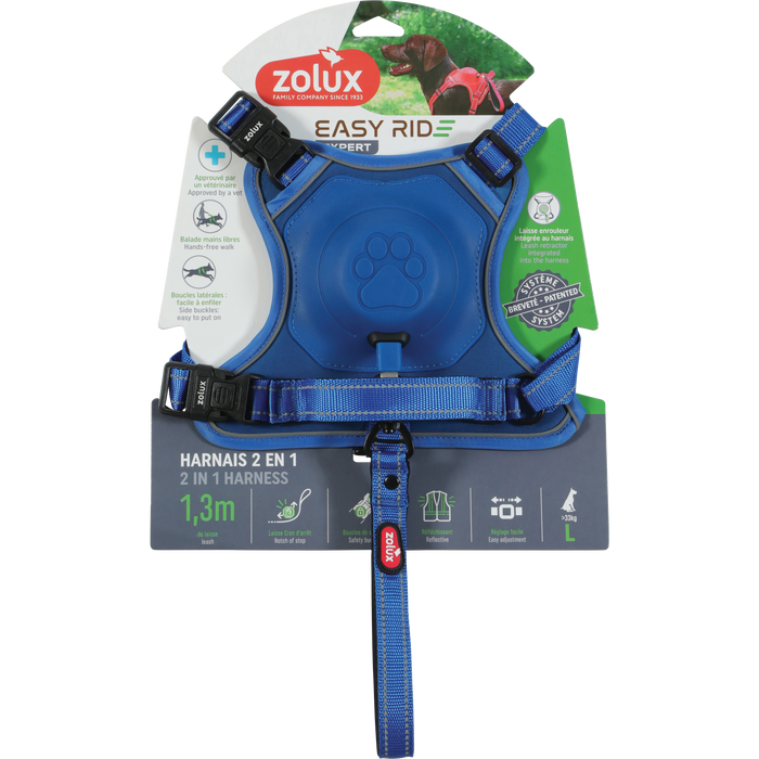 Easyride Harness Blue, Large