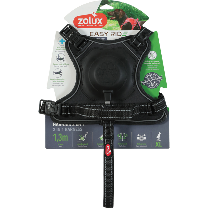 Easyride Harness Black, XLarge