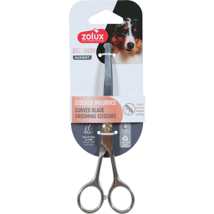 Curved Blade Grooming Scissors