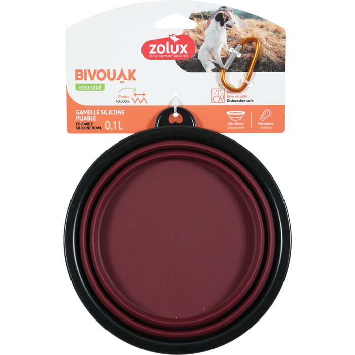 BVK Foldable Soft Bowl Red, 1 L