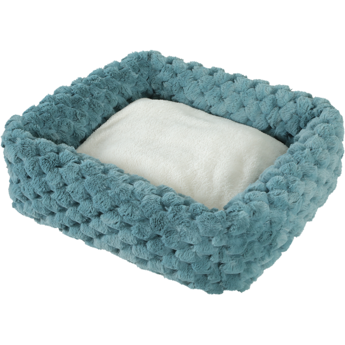 Abelha Squared Pet Bed Blue, XLarge