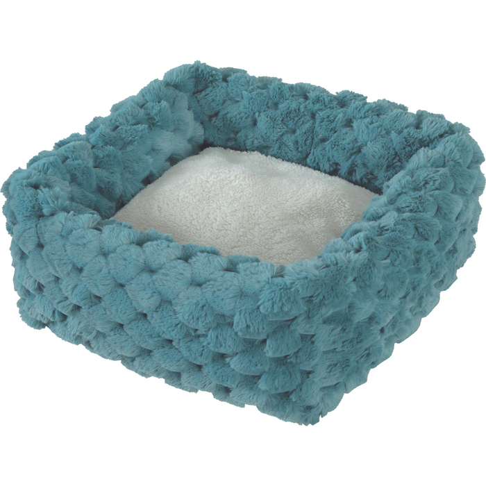 Abelha Squared Pet Bed Blue