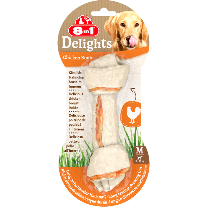8in1 Delights Chicken Bones M, 65 g
