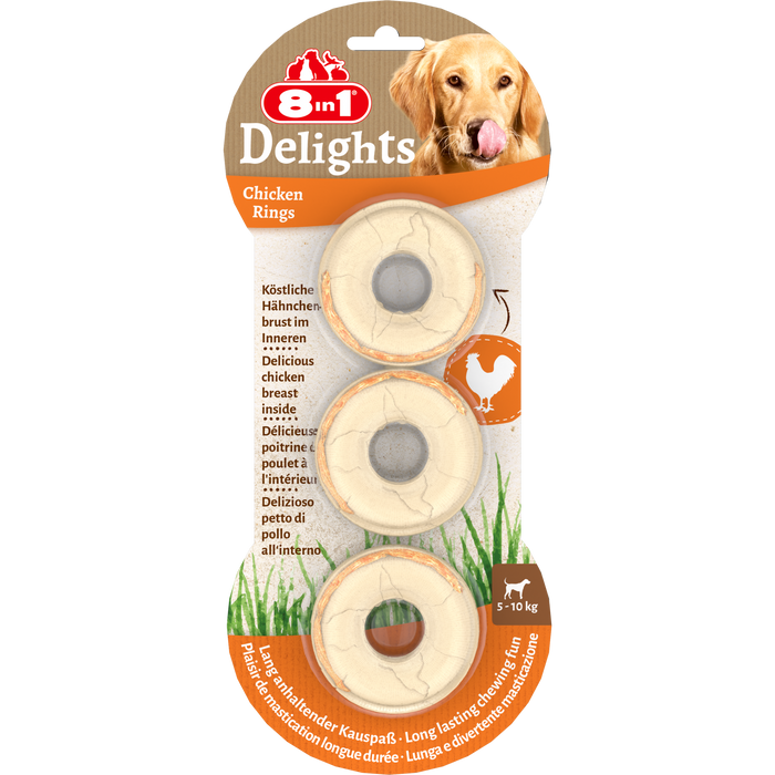 8in1 Delights Chicken Rings 119 g