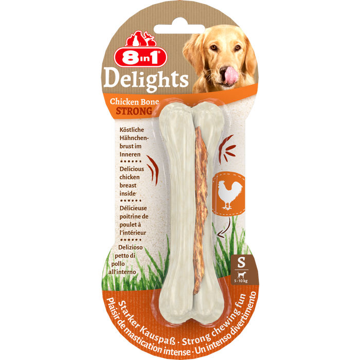 8in1 Delights Chicken Bones Strong S, 55 g