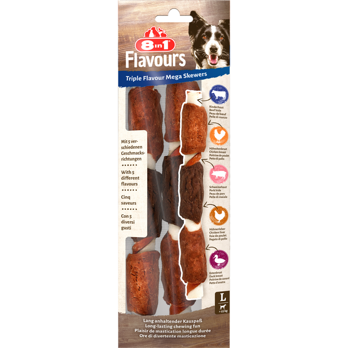 8in1 Triple Flavour Mega Skewers 160 g