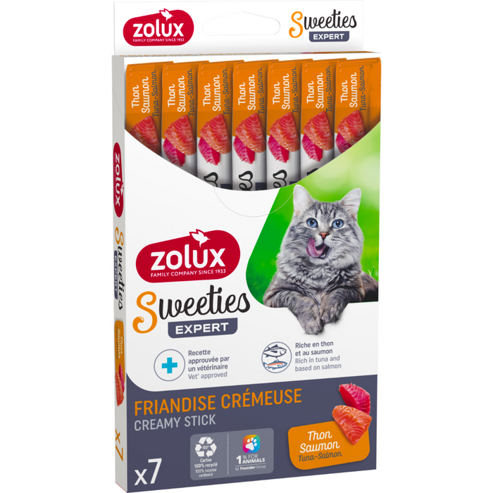 Sweeties Creamy Stick for Cats, Tuna Salmon, 7 pcs/box