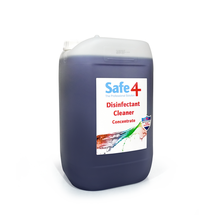 Safe4 Concentrated Disinfectant Cleaner, Lavender Scent, Enhanced Formula, 25 L