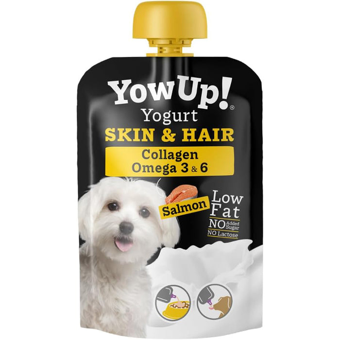 Yow Up! Yogurt Skin & Hair Collagen Omega 3 & 6 Salmon for Dogs