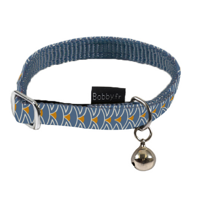 Geisha Cat Collar Blue