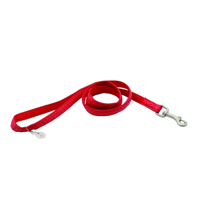 Mylord Leatherette Dog Leash 120 x 1 cm, Red