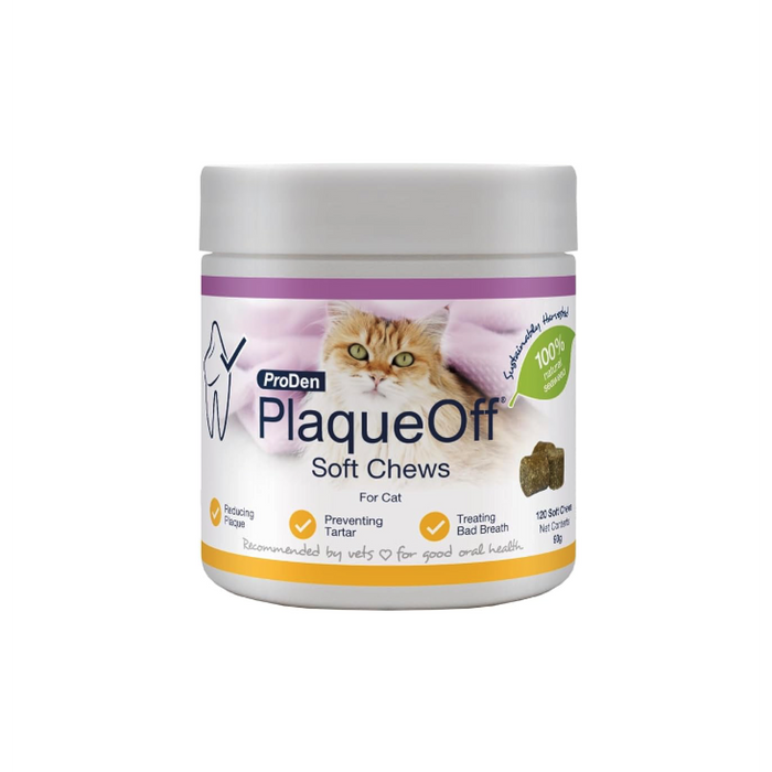 ProDen PlaqueOff Soft Chews for Cats, 120 chews, 90 g