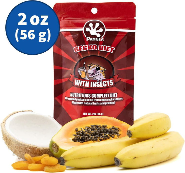 Pangea Fruit Mix Complete Gecko Diet with Insects – 2oz (56g)