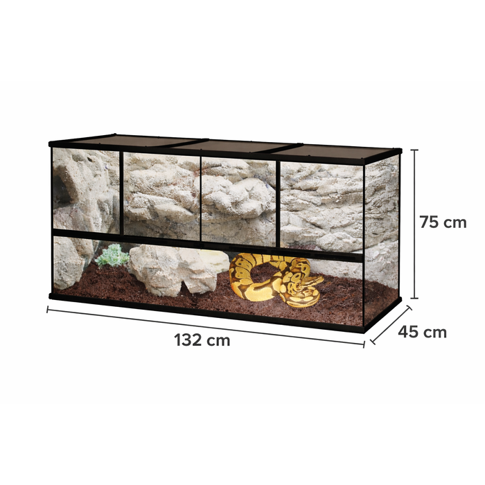 Glass Terrarium 132 x 45 x 75 cm