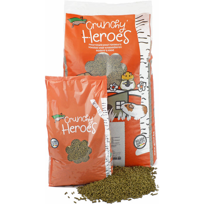 GRIZO FORTIFIED NATURAL FOOD RABBITS CRUNCHY HEROES 3.2MM 20KG