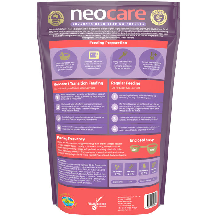Neocare Hand Rearing 450g — Amazonpet.ae