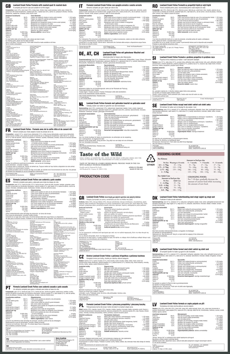 Taste of the Wild Lowland Creek Feline Recipe