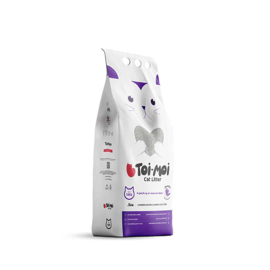 Toi Moi Cat Litter Lavender Scented Clumping Cat Litter 10kg