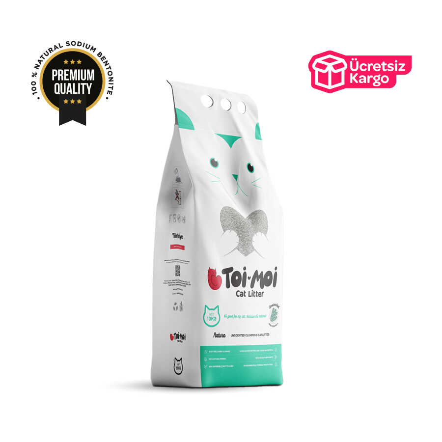 Toi Moi Unscented Clumping Cat Litter 10kg