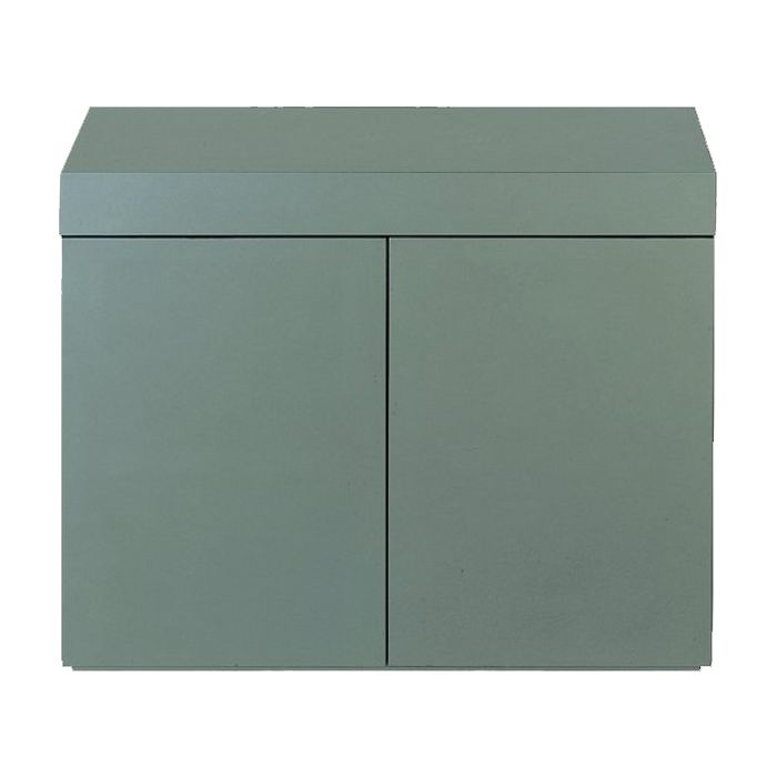 Wood Cabinet 120 (W120xD45xH70cm) Metallic Silver