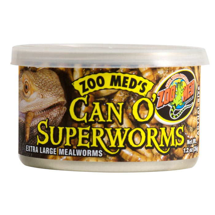 Zoo Med Can O' Superworms, 1.75 oz