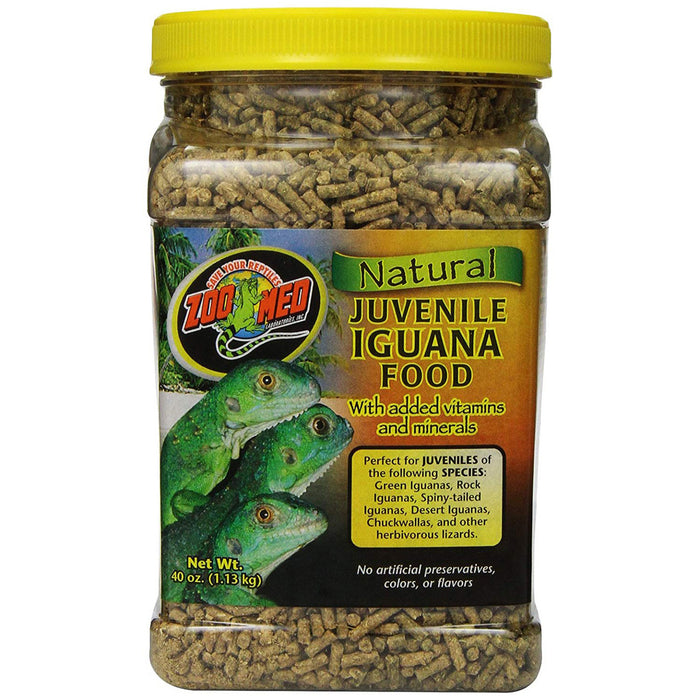 Zoo Med Natural Juvenile Iguana Food 40oz