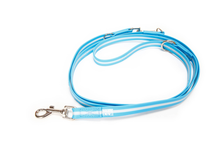 IDC Lumino Adjustable Leash - Aquamarine / Width 1.9 cm & Length 2.2 Meter