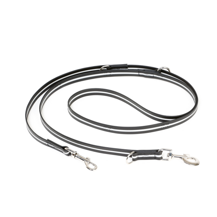 IDC Lumino Adjustable Leash - Black / Width 1.9 cm & Length 2.2 Meter