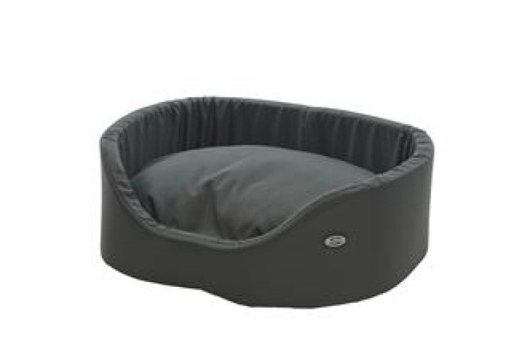 Buster oval bed Beluga green 70cm