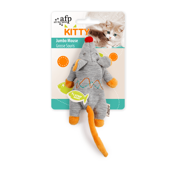 Kitty - Jumbo Mouse - Grey