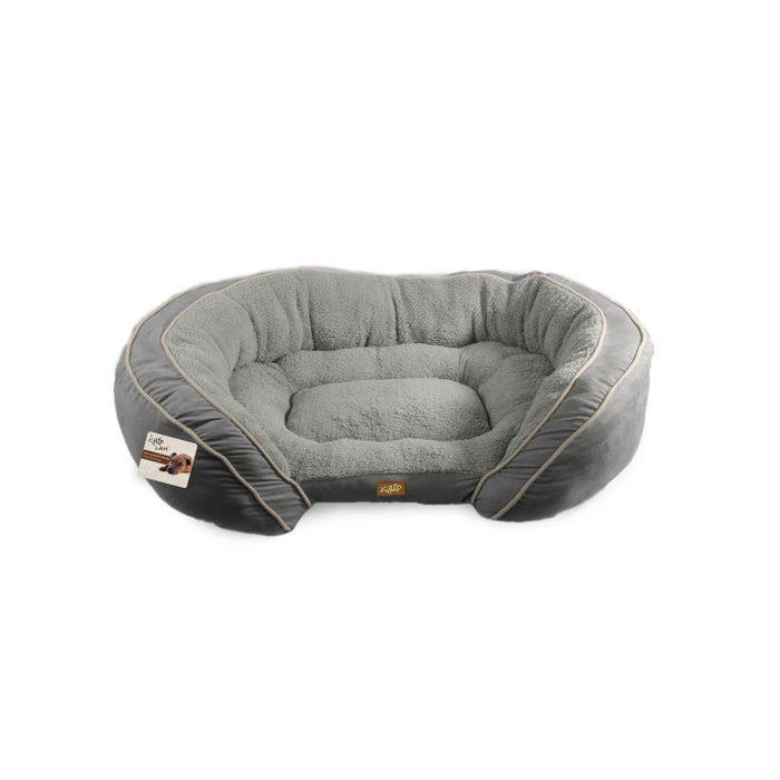 Luxury Lounge Bed - Medium/Grey