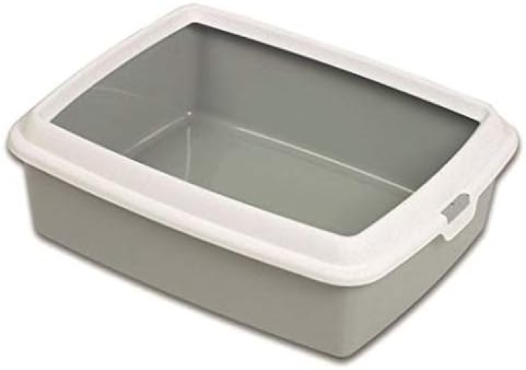 Hydra Mini Cat Litter Tray with frame - 43 x 31 x 12 cm/12 units/Mix Colors