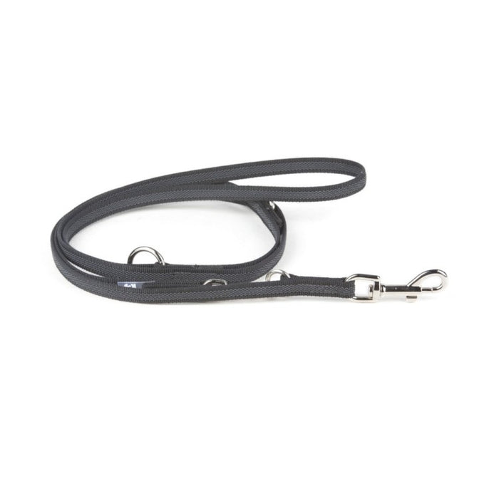 Color & Gray Adjustable Leash - Black-Gray / Width 1.4 cm