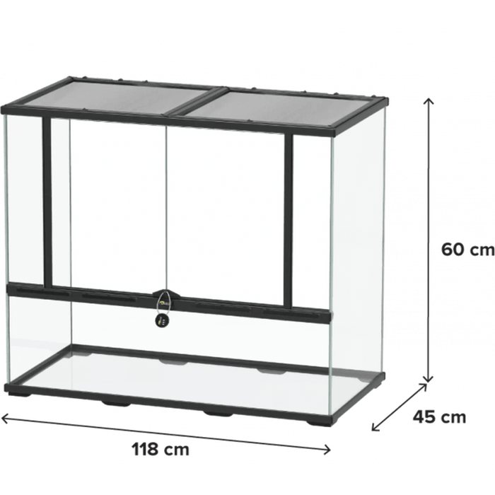 Glass Terrarium 118 x 45 x 60 cm