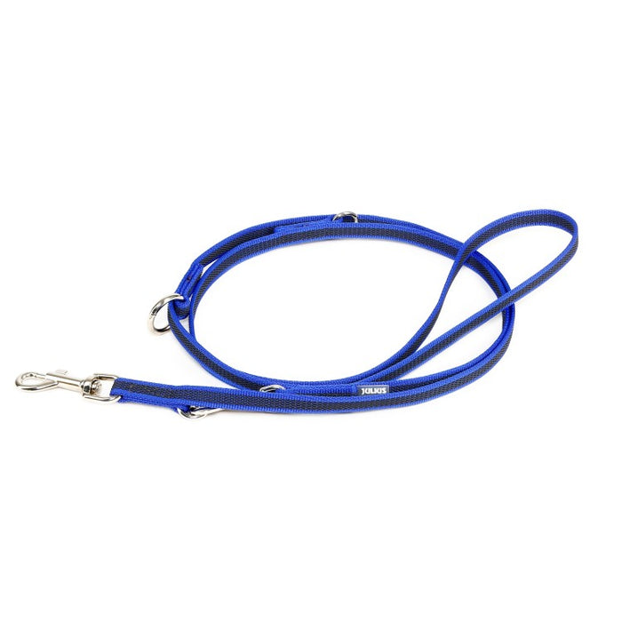 Color & Gray Adjustable Leash - Blue-Gray Width 1.4 cm