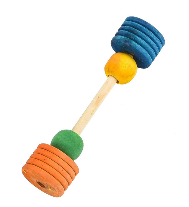 Barbell with Wooden Tyre