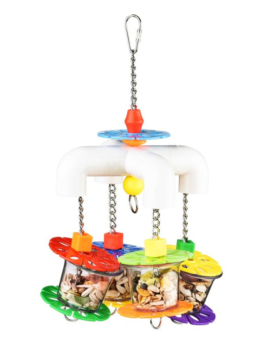 Foraging Party Parrot Toy